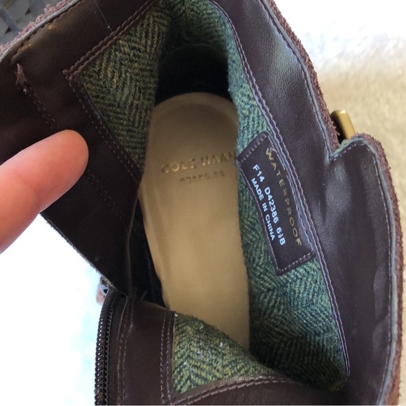 {Waterproof} Cole Haan Indiana Suede Booties - Picture 10 of 11